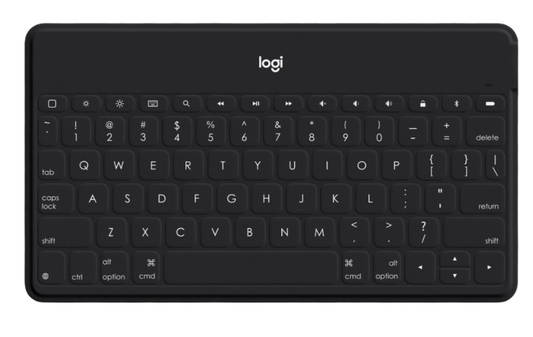 Tastatura Logitech Keys-To-Go Bluetooth Portable Keyboard - BLACK - UK Bluetooth Fără fir