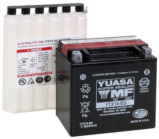 Baterie fara intretinere YUASA YTX14-BS