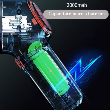 Aspirator Portabil 120W Ideal pentru Casa si Masina Putere Aspirare 8000 PA Baterie 2000mAh cu Autonomie de 30 de Min Accesorii Versatile pentru Curatare Rapida si Eficienta