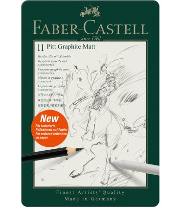 Set creioane grafit Matt P 11 buc FABER-CASTELL