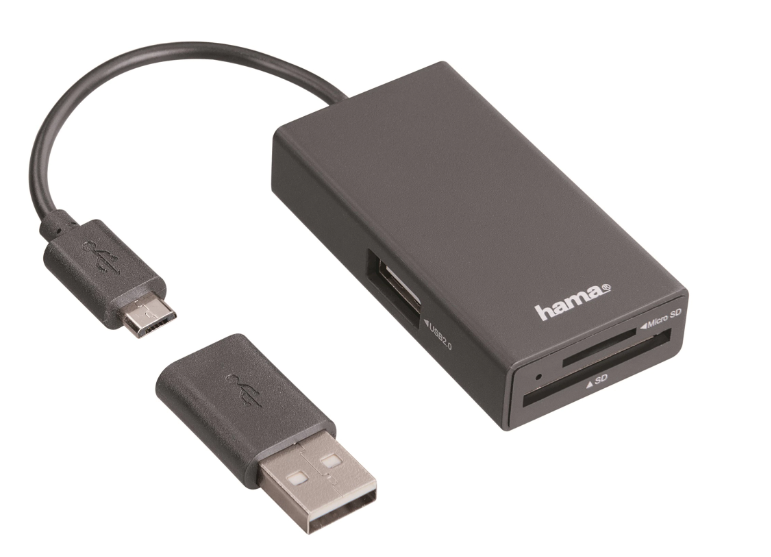 Hub USB/Card reader Hama USB 2.0 OTG