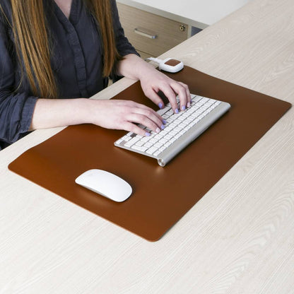 Mousepad - Covor incalzit si suport de birou pentru podea si picior de birou de 60 x 36 cm 65W maro