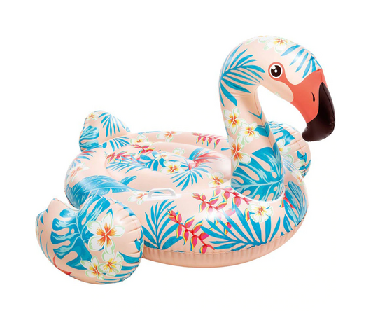 Saltea Intex Tropical Flamingo Ride-On, 142x137cm