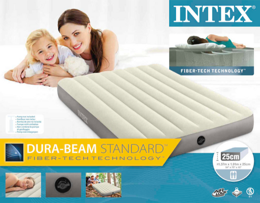 Intex Saltea gonflabilă Dura-Beam Standard Single-High, 137x191x25 cm