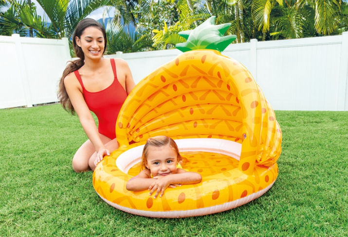 Piscina Intex pineapple 102x94 cm