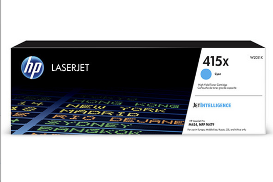 Toner HP 415X (W2031X), cyan