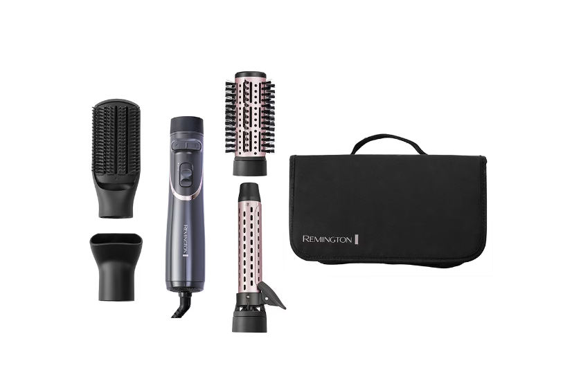 Perie rotativa cu aer cald Remington Curl & Straight Confidence, 800 W