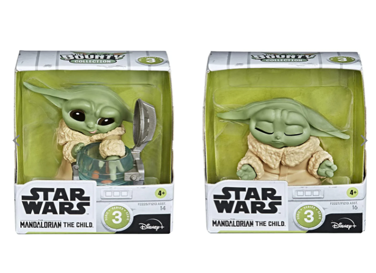 Set 2 figurine Star Wars, Baby Yoda, The Child,  5 cm