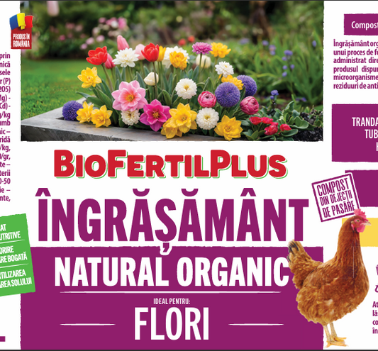 Ingrasamant organic pentru flori