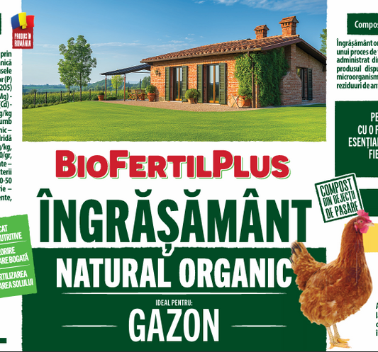 Ingrasamant organic pentru  gazon