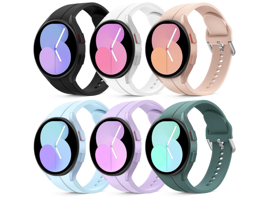 set 6x Curele de silicon Kitway  compatibile cu Samsung Galaxy Watch