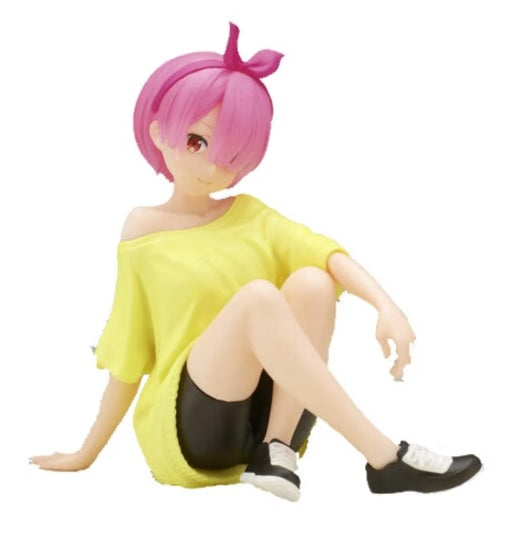 Figurina Banpresto Relax Time Re Zero Starting Life In Another World Ram Training Style Version 14 Cm