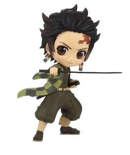 Figurina Statueta Banpresto Q Posket Demon Slayer Kimetsu No Yaiba Tanjiro Kamado III Ver.b