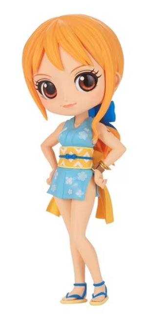 Figurina Q Posket, One Piece Nami, Multicolor, 14 cm