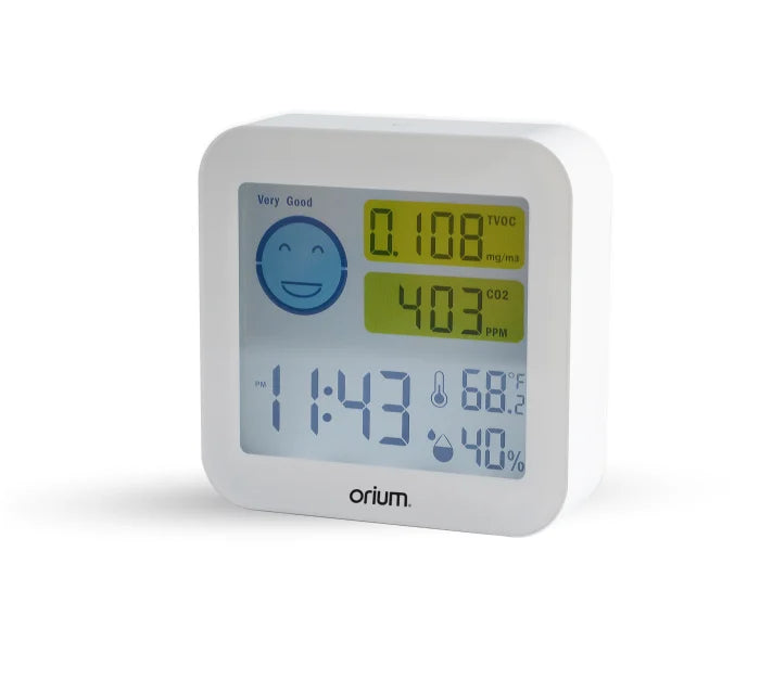 Monitor portabil pentru calitatea aerului (CO₂, COV, temperatură, umiditate)