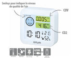 Monitor portabil pentru calitatea aerului (CO₂, COV, temperatură, umiditate)