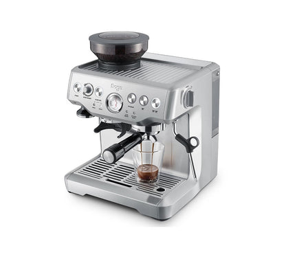 Espressor Sage SES875BSS, 1850 W, 2 l, 15 bar, alimentare boabe, Argintiu