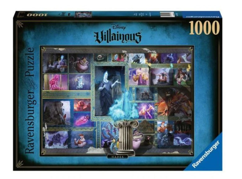 Puzzle Villainous , Ravensburger, Model Disney, 1000 piese, 14 ani+, Multicolor